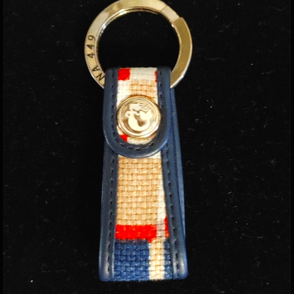 Spartina 449 Nautical Pattern Key Ring - Picture 1 of 3